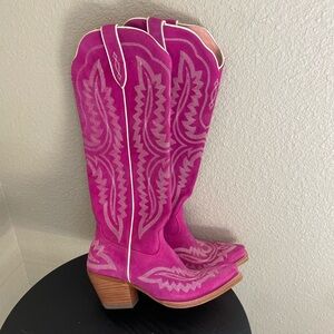 Pink Ariat Casanova Tall Cowboy Boots